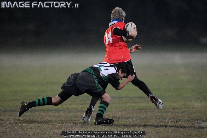 2014-11-01 Rugby Lions Settimo Milanese U16-Malpensa Rugby 439.jpg
